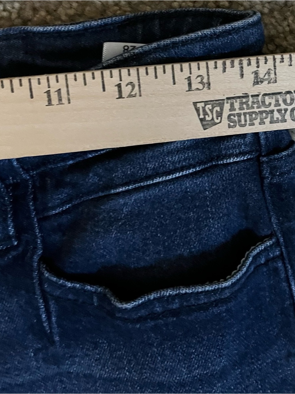 KanCan High-Rise Skinny Dark Blue Jeans size 28 - Picture 8 of 11